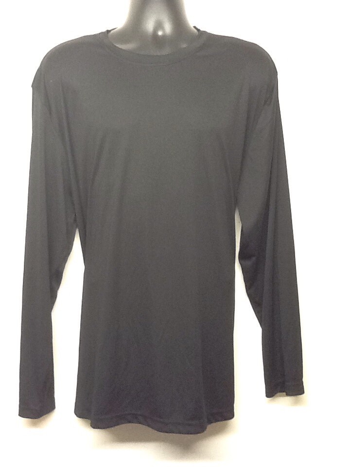 Sport-Tek Black LS Competitor Tee Breathable ST350LS Size 2XL SM1 gallery