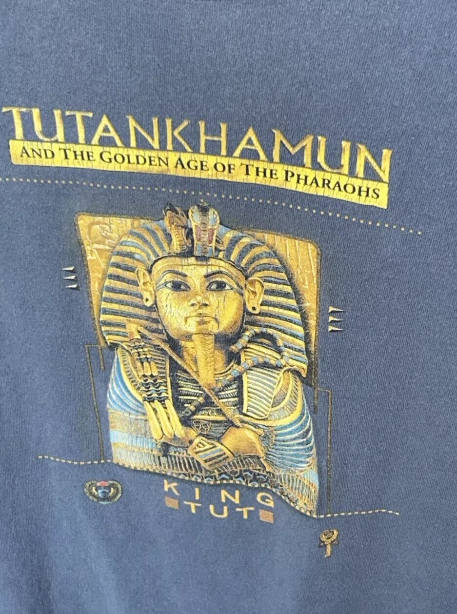 King Tut Tutankhamun And The Golden Age Of The Pharaohs T-Shirt Adult Size 2XL gallery