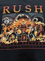 RUSH Moving Pictures 40Th Anniversary 1981- 2021 T-Shirt Size M Epic Graphic