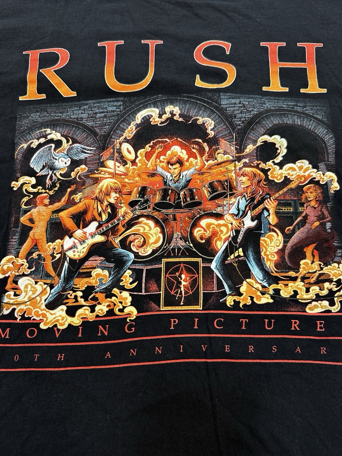 RUSH Moving Pictures 40Th Anniversary 1981- 2021 T-Shirt Size M Epic Graphic gallery
