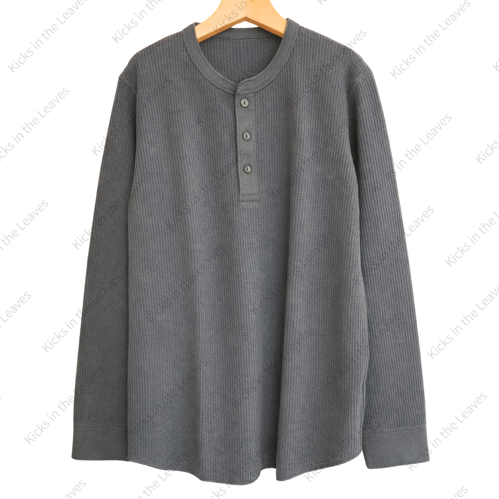 UNIQLO Waffle Henley Neck T-Shirt XS-4XL Men Regular Fit 482766 NWT gallery