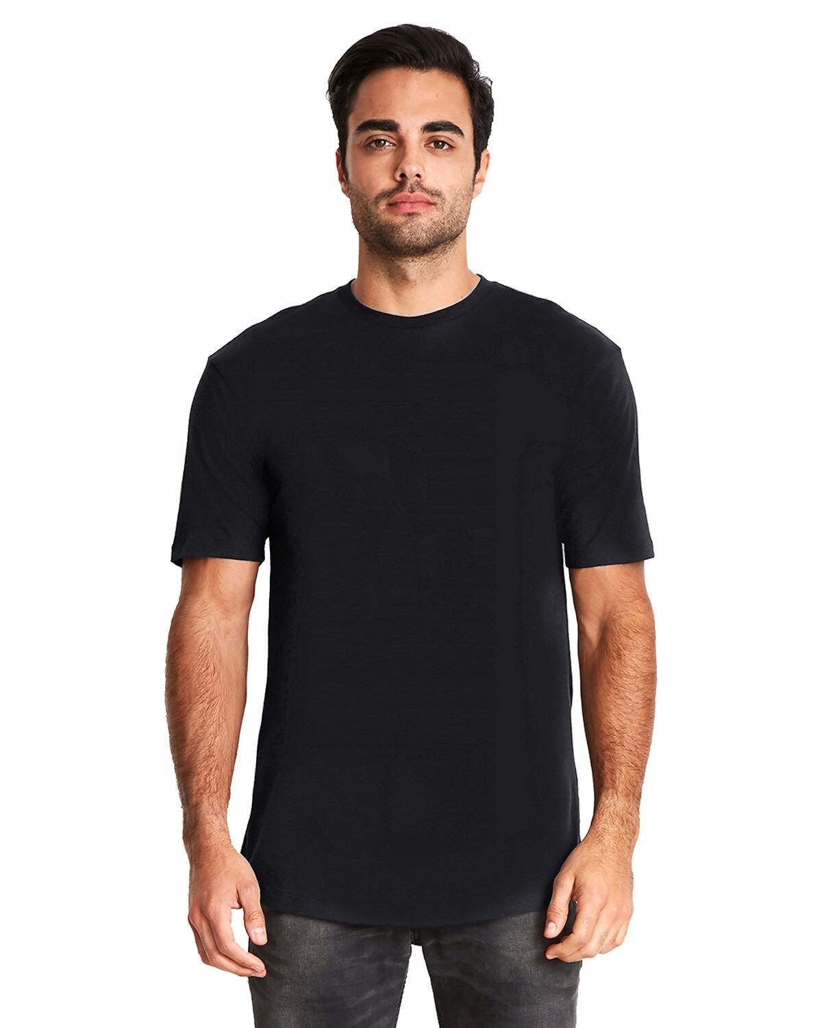 Next Level Apparel 3602 Men's Cotton Long Body Crew Short Sleeve Stylish T-Shirt gallery