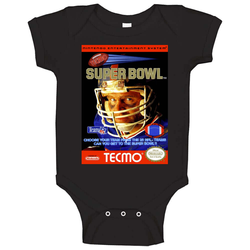 Tecmo Super Bowl Nes Video Game Cover T Shirt gallery