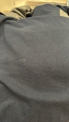 Men’s Blue And Gray Tshirt 18” P2P 25” Length Fade On Front See Pic Small