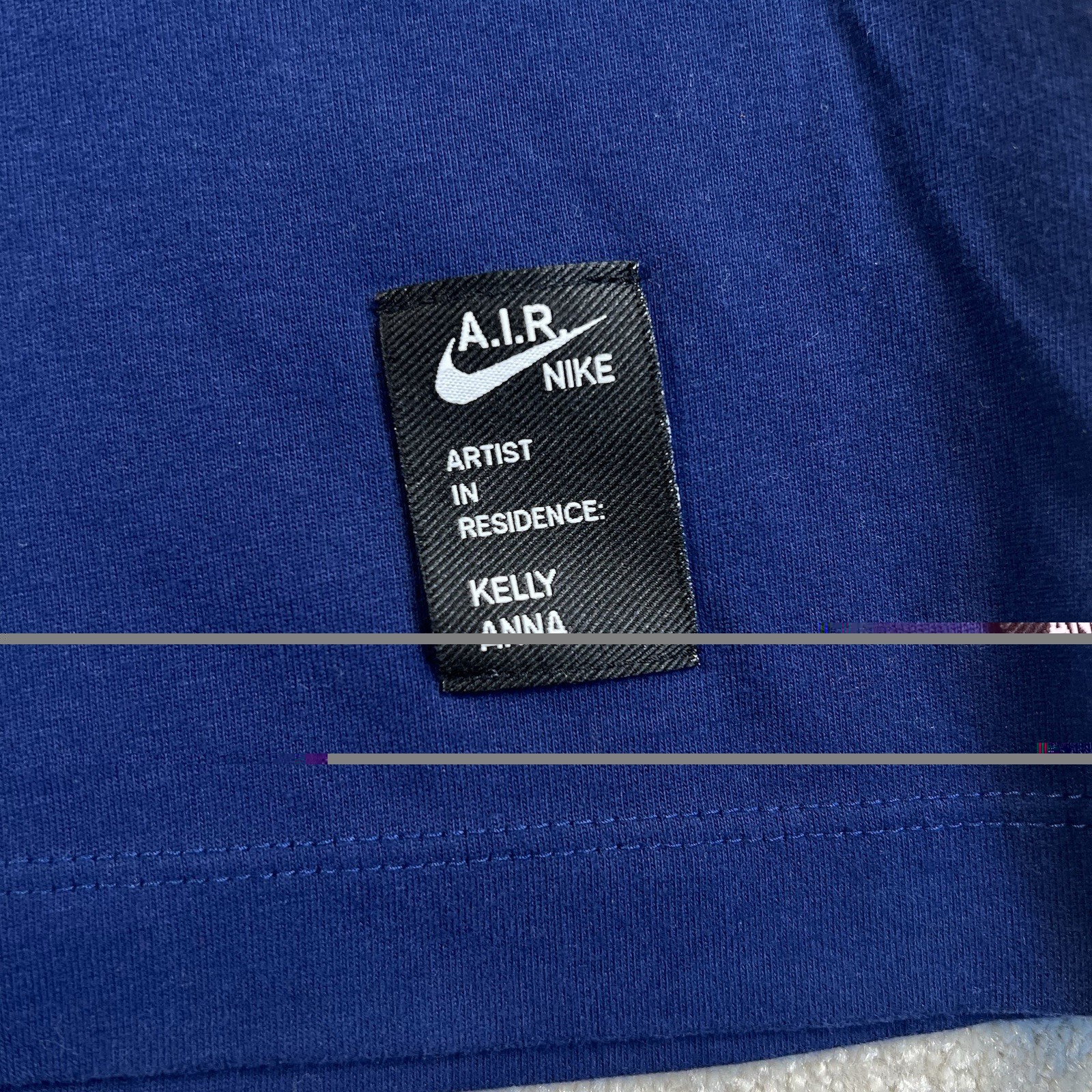 nike air x Kelly Anna Run Past The Future TShirt Navy Mens Large Dri Fit Graphic gallery