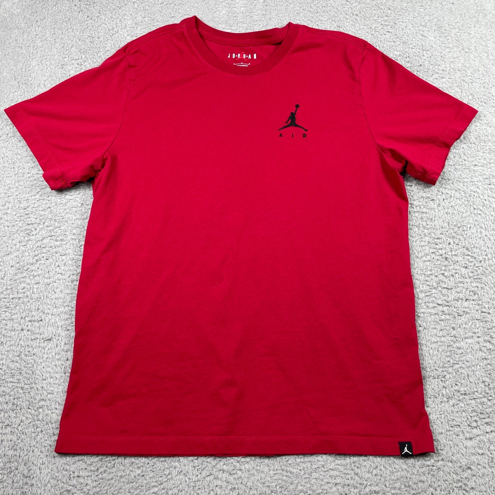 Jordan Jumpman Air T-Shirt Mens Large Red Short Sleeve Cotton DA6799-687
