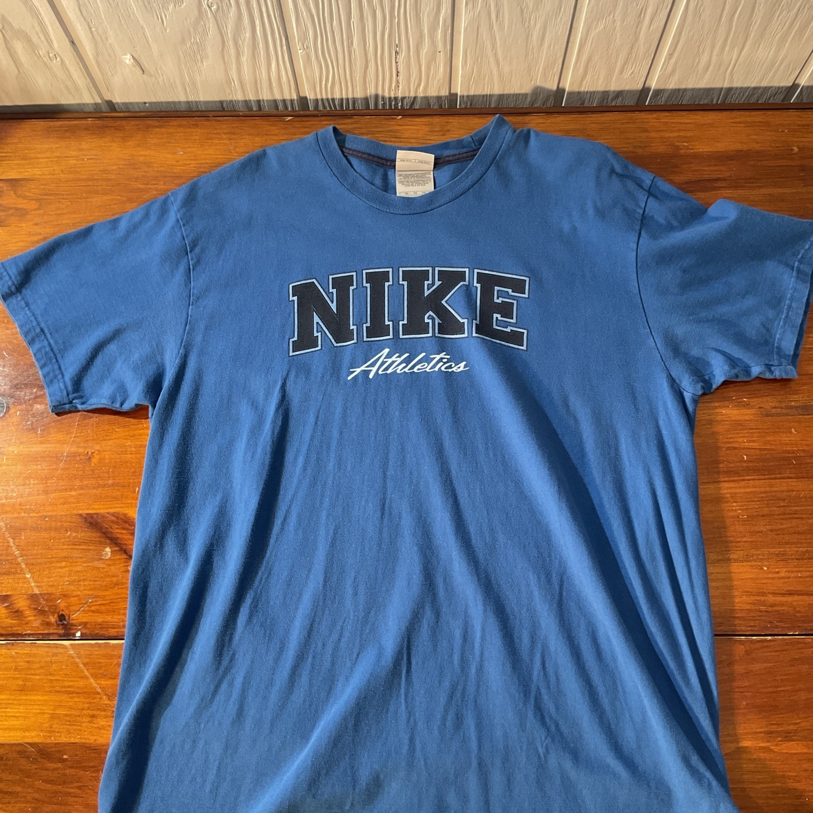 NIKE T SHIRT XL VINTAGE 90s Gray Tag Made In Honduras Of Us Fabric gallery