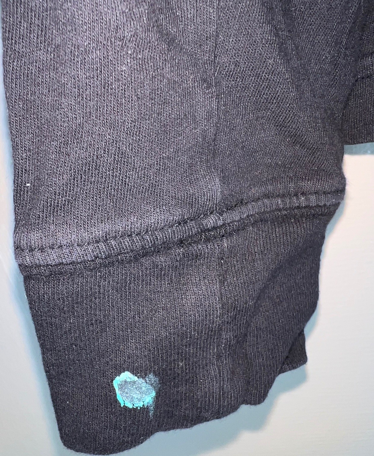 🍀 FLAW See Pics George Men's Black XS (30-32) Long Sleeve Crew Neck T-Shirt! gallery
