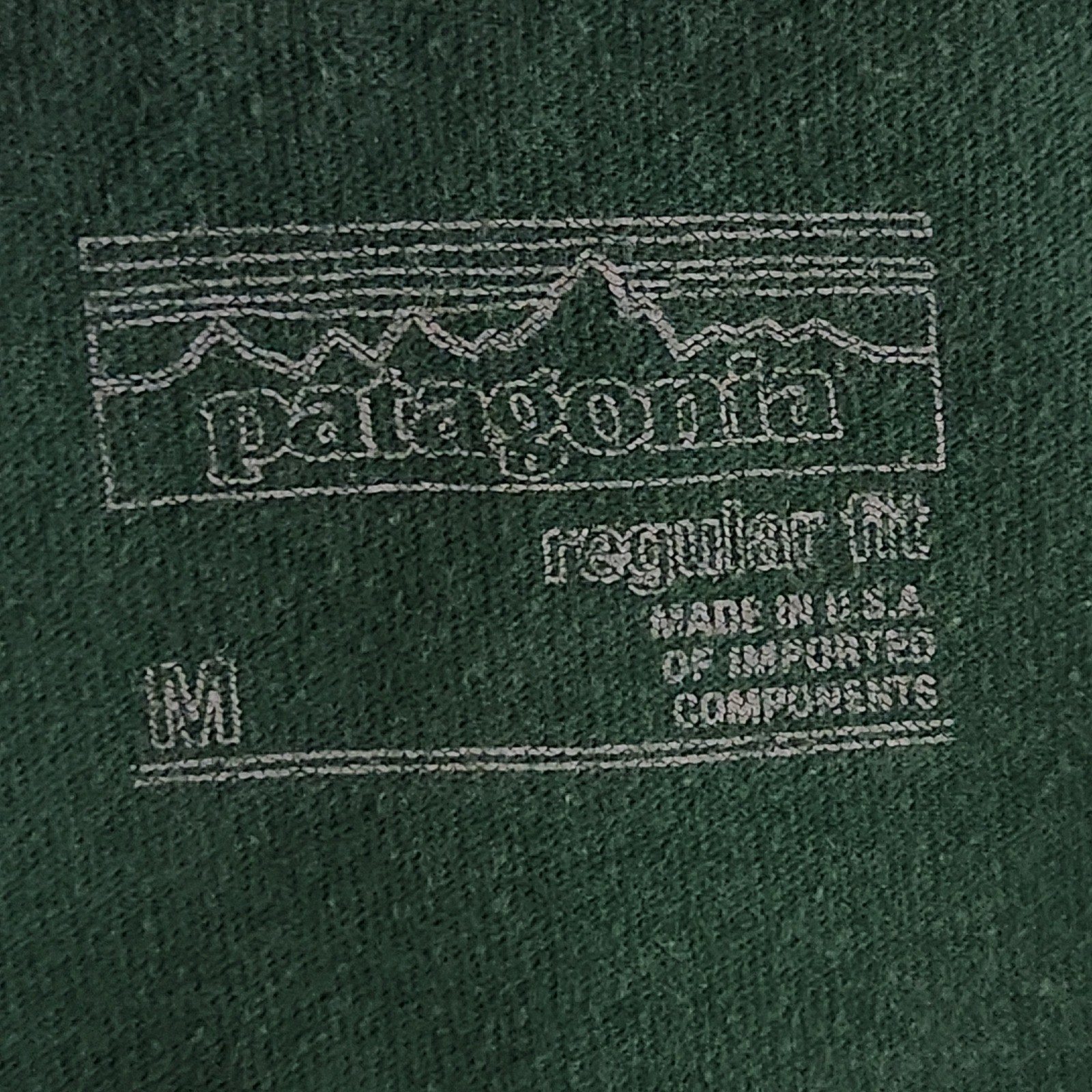 Patagonia Shirt Mens Medium Green Live Simply Big Dipper Short Sleeve Tee USA gallery