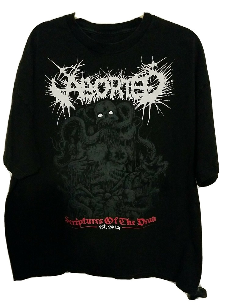 Vintage Scriptures Of The Death Est. 2014 Size L/XL tee