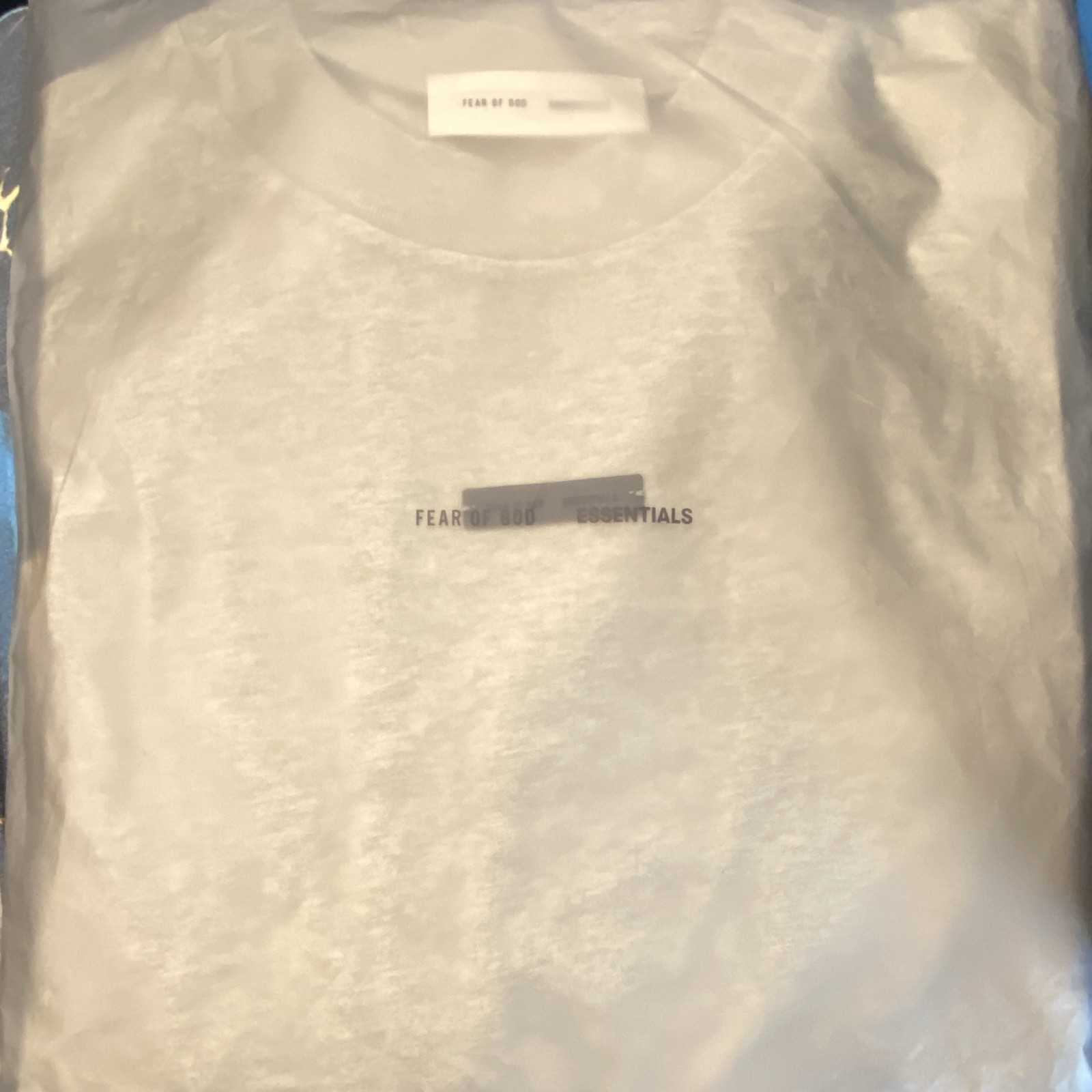 Fear of God Essentials Gray Logo Crew Neck Short Sleeve T-Shirt Men's L gallery