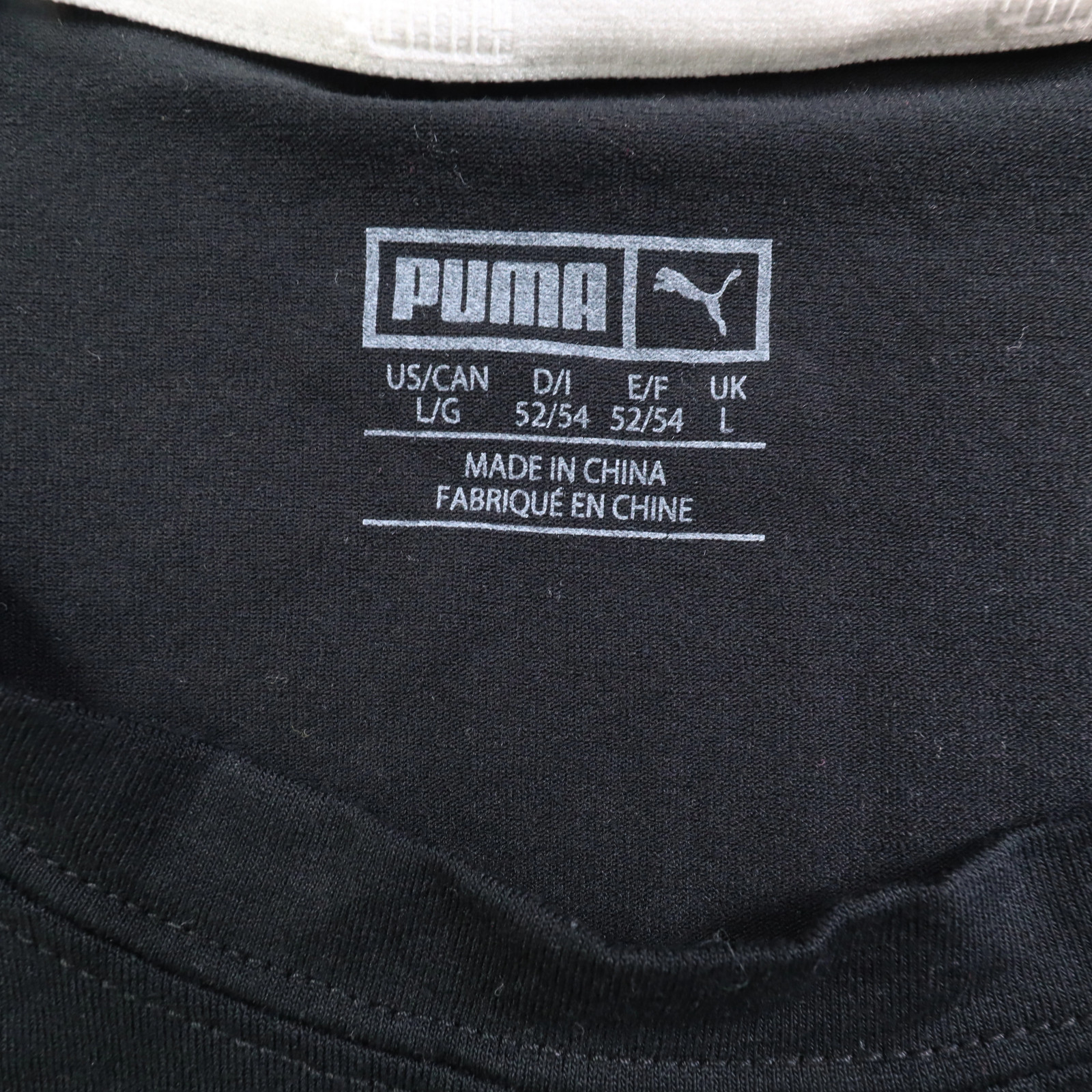 Puma Tank Top Mens Big Logo L Black Polyester Blend Sleeveless gallery
