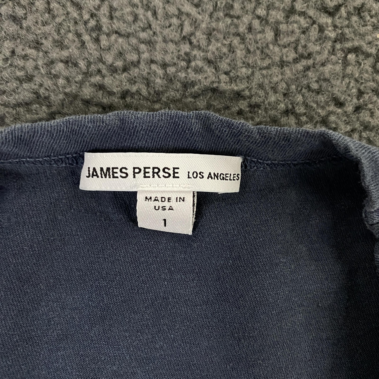 James Perse Shirt Mens Small, 1 Long Sleeve Maui Hawaii Graphic Crew Tee USA gallery