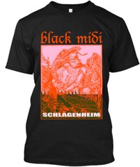 NEW! Popular Black Midi Schlagenheim English Music Vintage T-Shirt Size S-4XL