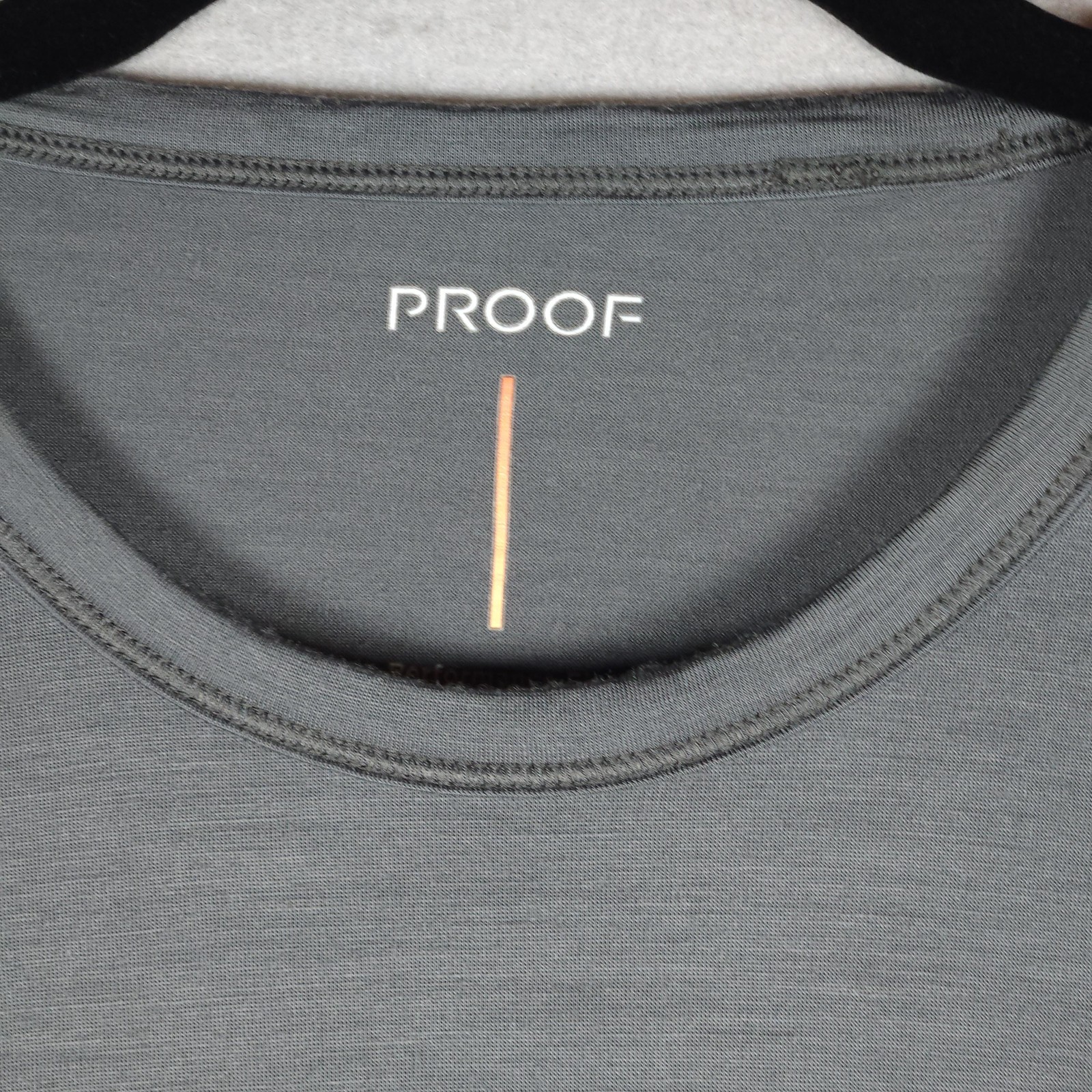 Proof Shirt Mens Large Gray Merino Wool Blend Crewneck Performance Tee T-Shirt gallery