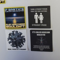 SIC SEMPER TYRANNIS Abraham Lincoln Civil War era poster STICKERS