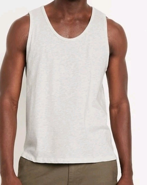 NWT Men's Old Navy Scoop Neck Tank Top Size XL Heather Gray gallery