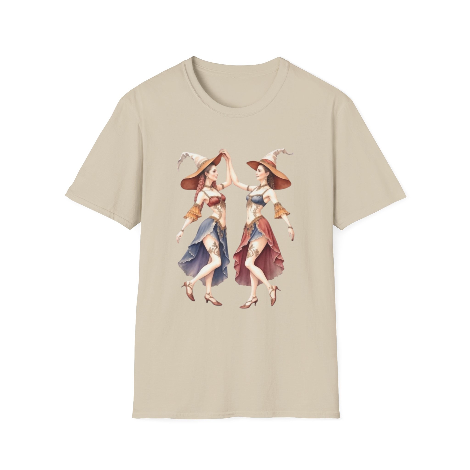 Dancing Witches Halloween Unisex Soft Style T-Shirt SM MD LG XL 2XL 3XL