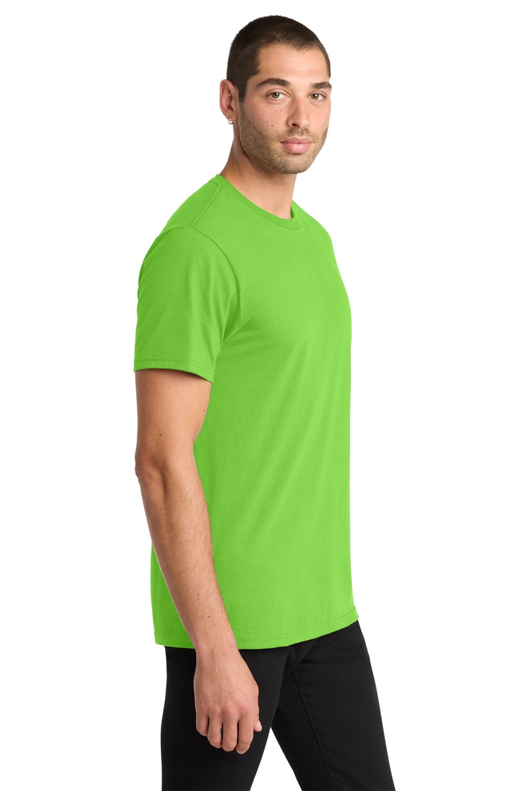 District The Concert Tee DT5000 Neon Green 2XL gallery