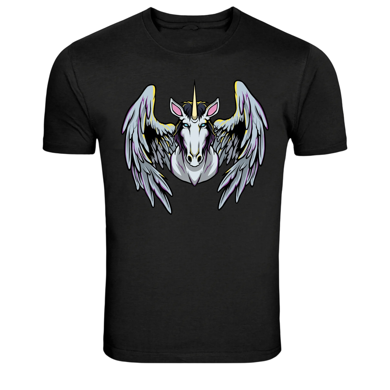 Unicorn With Angel Wings Fantasy Creature Graphic T-Shirt gallery