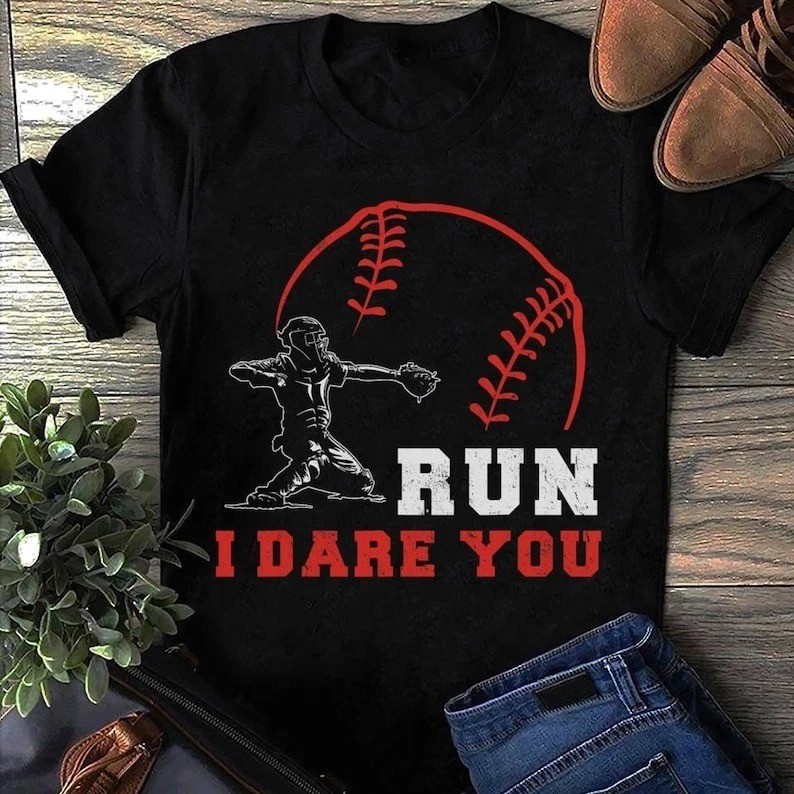 Steal I Dare You Baseball Catcher Baseball Player Baseball T Shirt, Baseball …