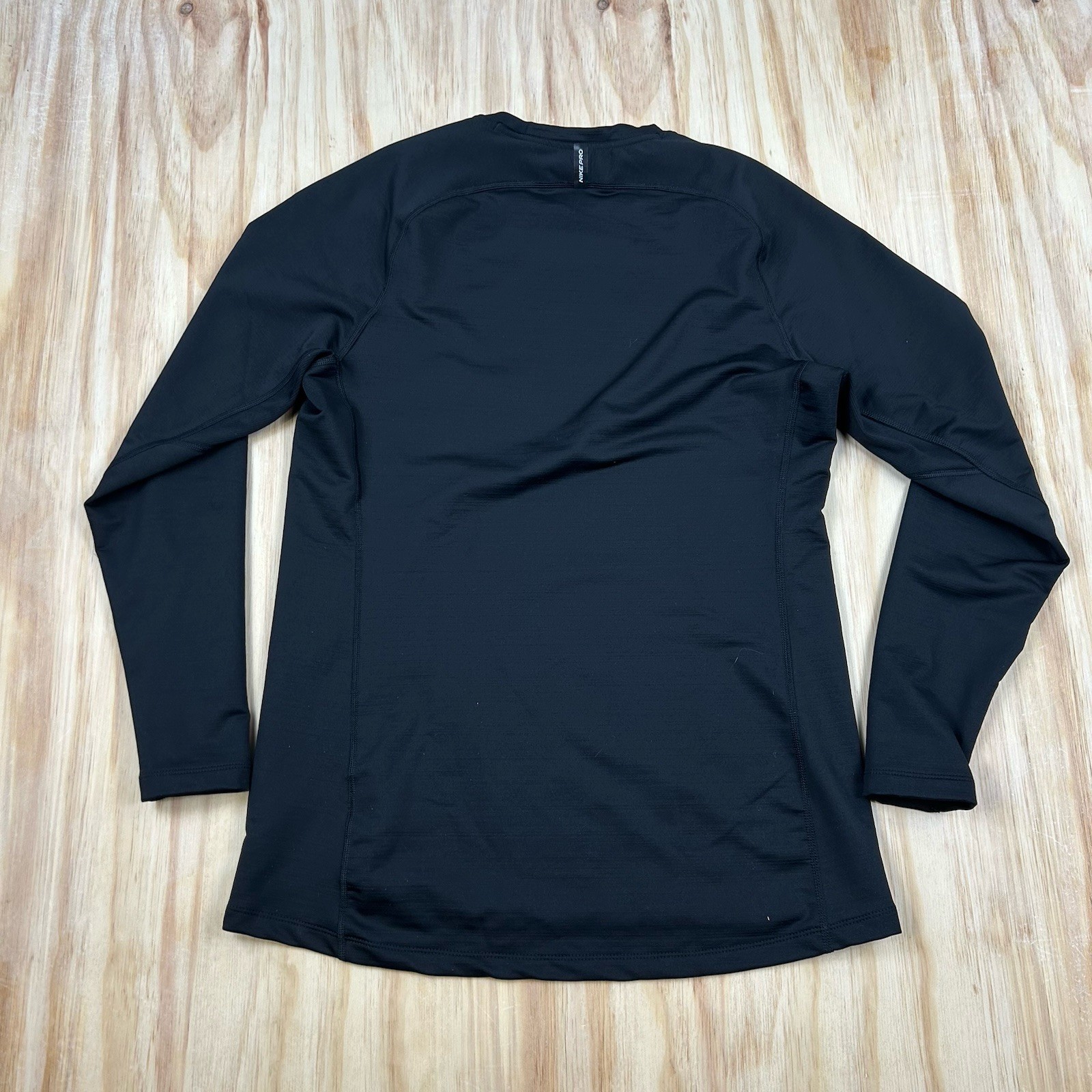 Nike Pro Pinwheel Thick Winter Long Sleeve Base Layer Black Size Large Warm gallery