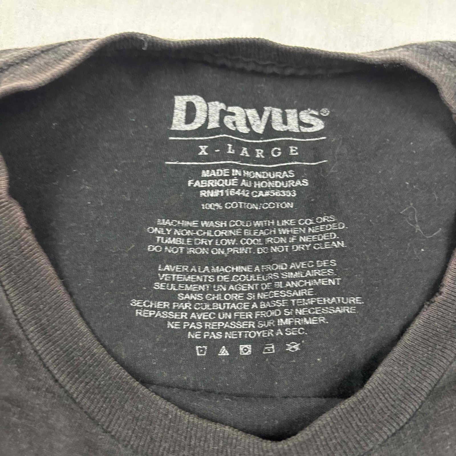 Dravus Co. Mens Graphic T-Shirt Black Yellow Crew XL Heading Nowhere gallery