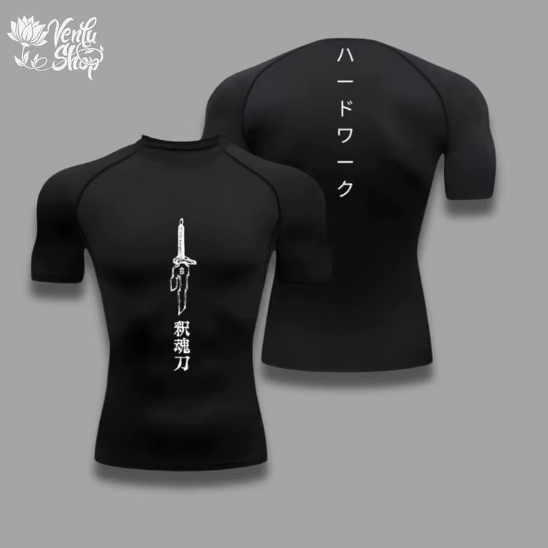 Compression Shirt Sportswear Gymwear Gym Anime Fushiguro Clothing Zenin Muscles gallery