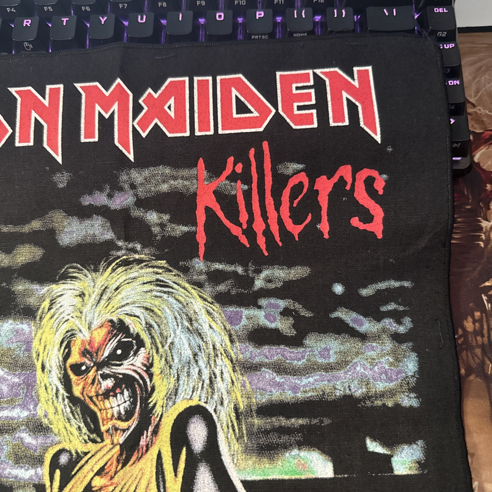 Large IRON MAIDEN Licensed KILLERS Eddie Woven Sew On Battle Jacket BACK Patch gallery