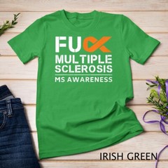 Multiple Sclerosis MS Awareness Support Ribbon Unisex T-shirt