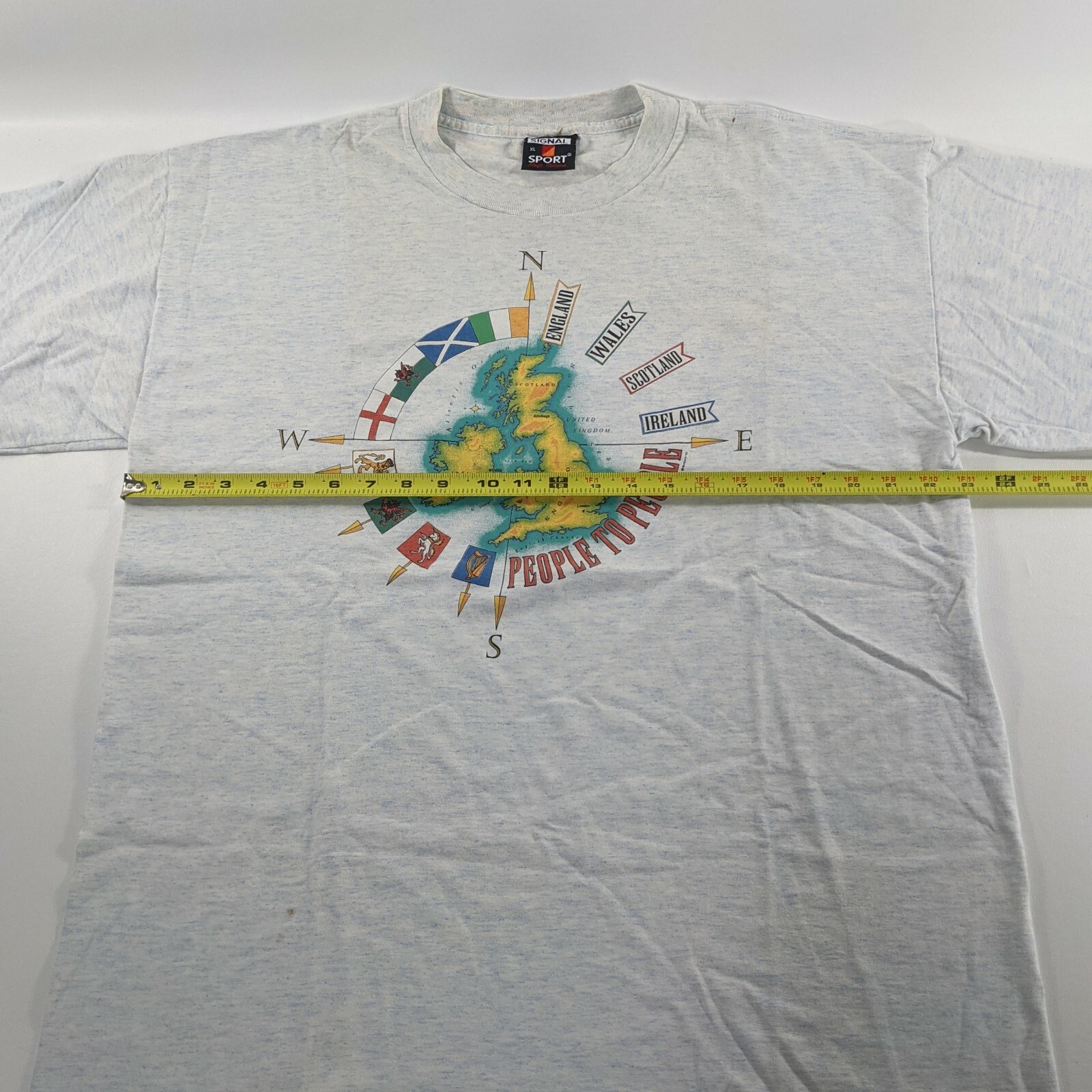 Vtg Signal Sports People to People United Kingdom Ireland T Shirt Size XL gallery