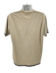 686 Mens Small Shirt Mesh Recycled Polyester Tan Stretch Athleisure Activewear