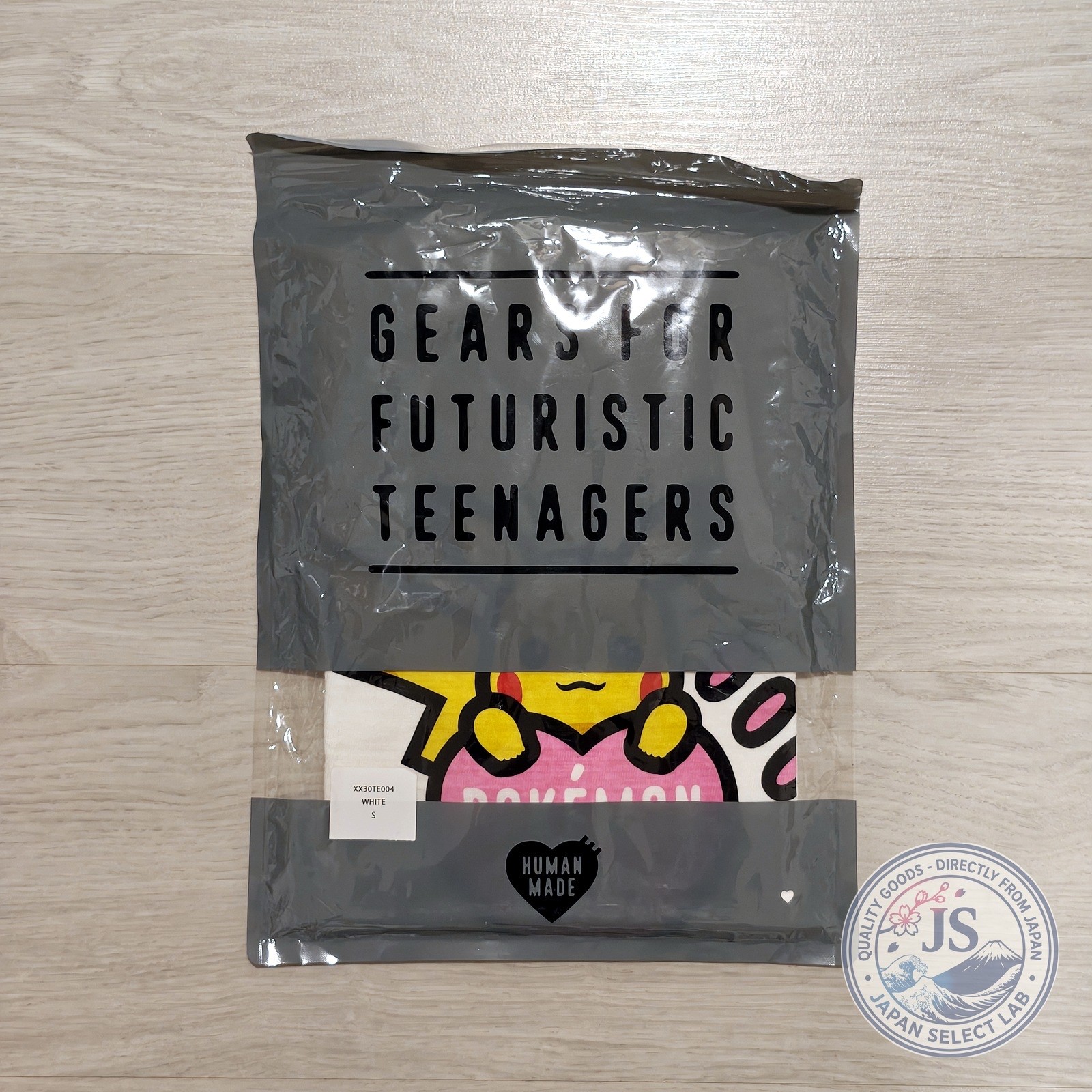 human made x pokemon T-Shirts Harajyuku edition Pikachu Small size