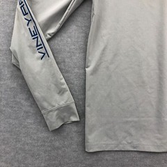Vineyard Vines Performance Shirt Mens Small Marlin Logo Stretch Gray Long Sleeve