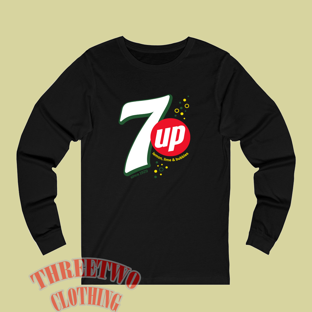 7 UP Men’s Black Size S to 3XL