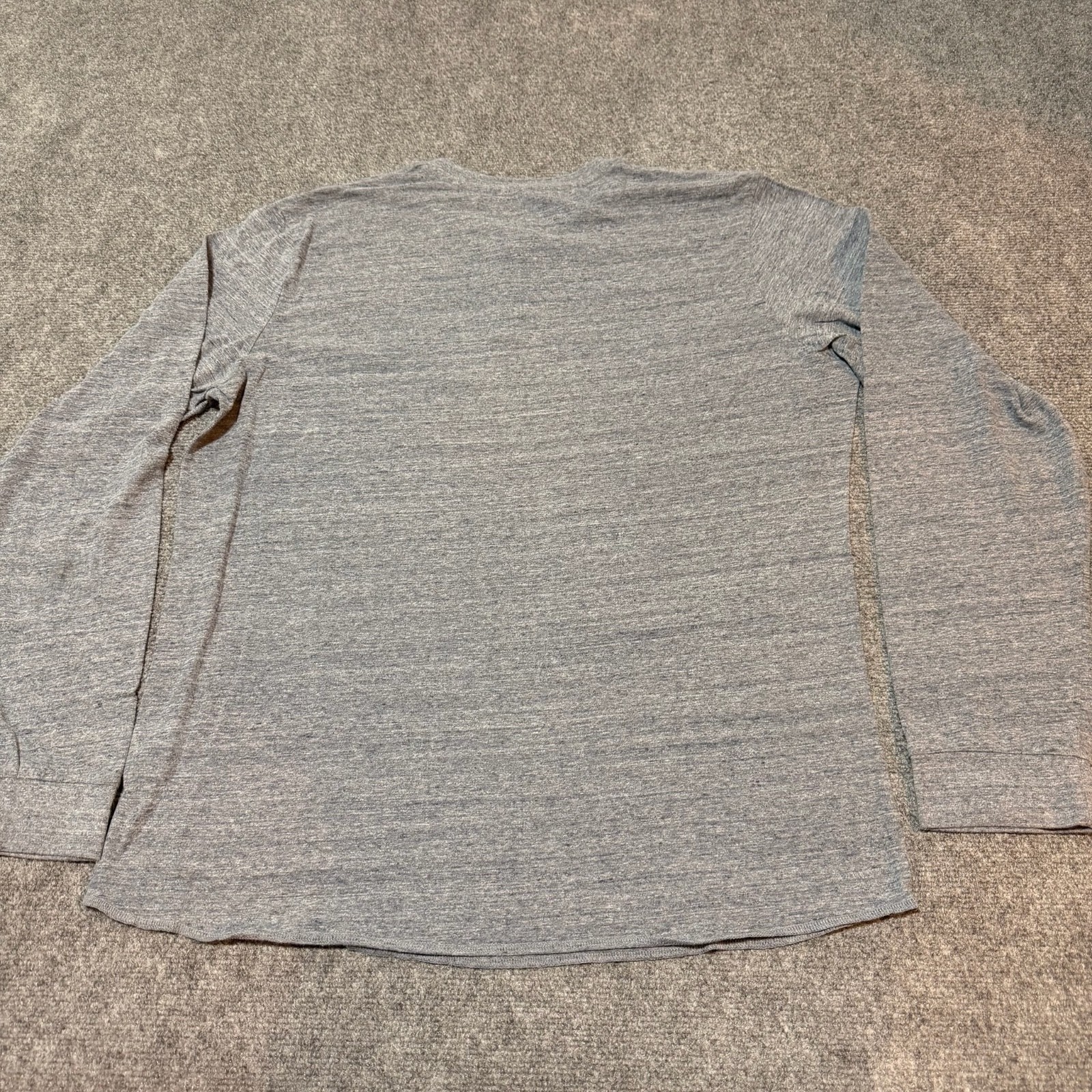 Marine Layer Shirt Mens Large Blue Henley Long Sleeve E-Spun Casual gallery