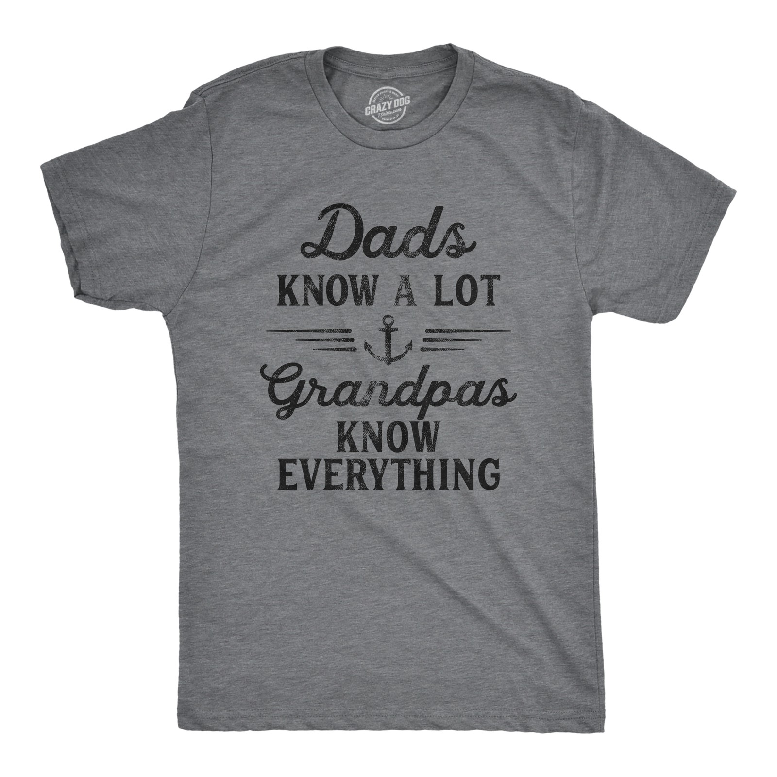 Mens Dads Know A Lot Grandpas Know Everything T Shirt Funny Fathers Day Tee gallery