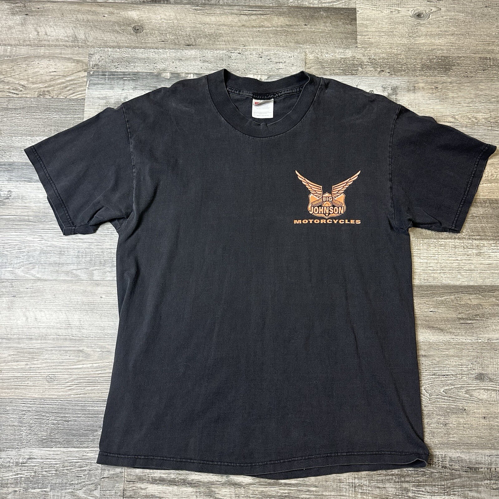 Vintage Big Johnson Motorcycles T Shirt Snatch Kisses And Vice Verse Size Large gallery