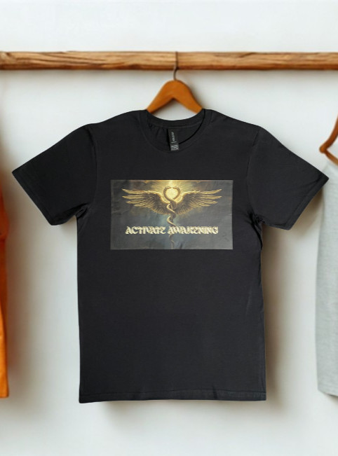 DTF Custom Made - ACTIVATE AWAKENING Short Sleeve T-Shirt - Black SML gallery