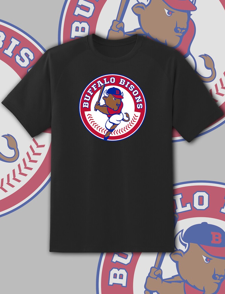 Buffalo Bisons Milb Team Logo Milb T Shirt Youth M – Adult 6XL Fast Ship!