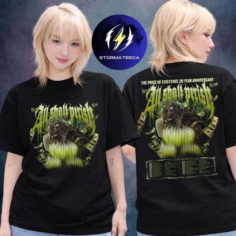 All Shall Perish The Price Of Existence 20 Year Anniversary US Tour 2026 Shirt gallery
