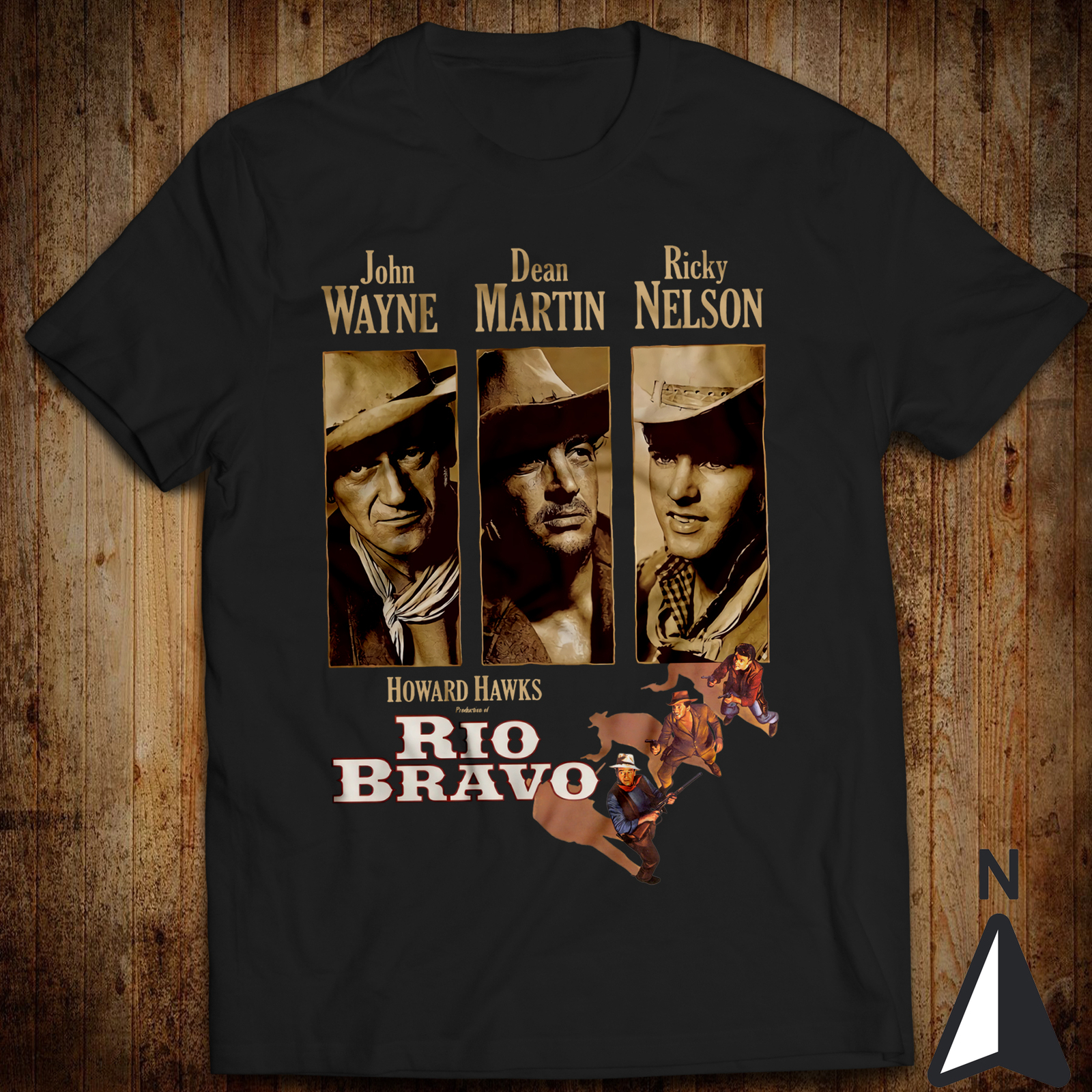 Rio Bravo Shirt The Dean Martin Show Johnny Russell Ray Price Kris Kristofferson gallery