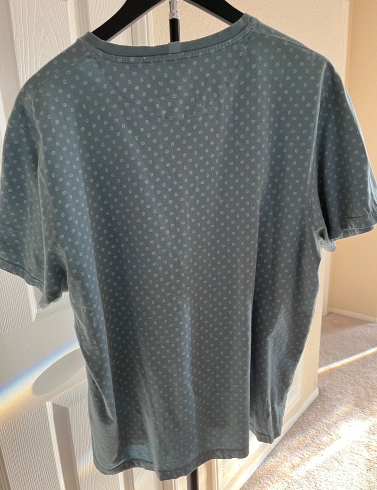 Ted Baker London High Quality One Pocket Light Blue Tshirt Size 6 Loose Fit gallery