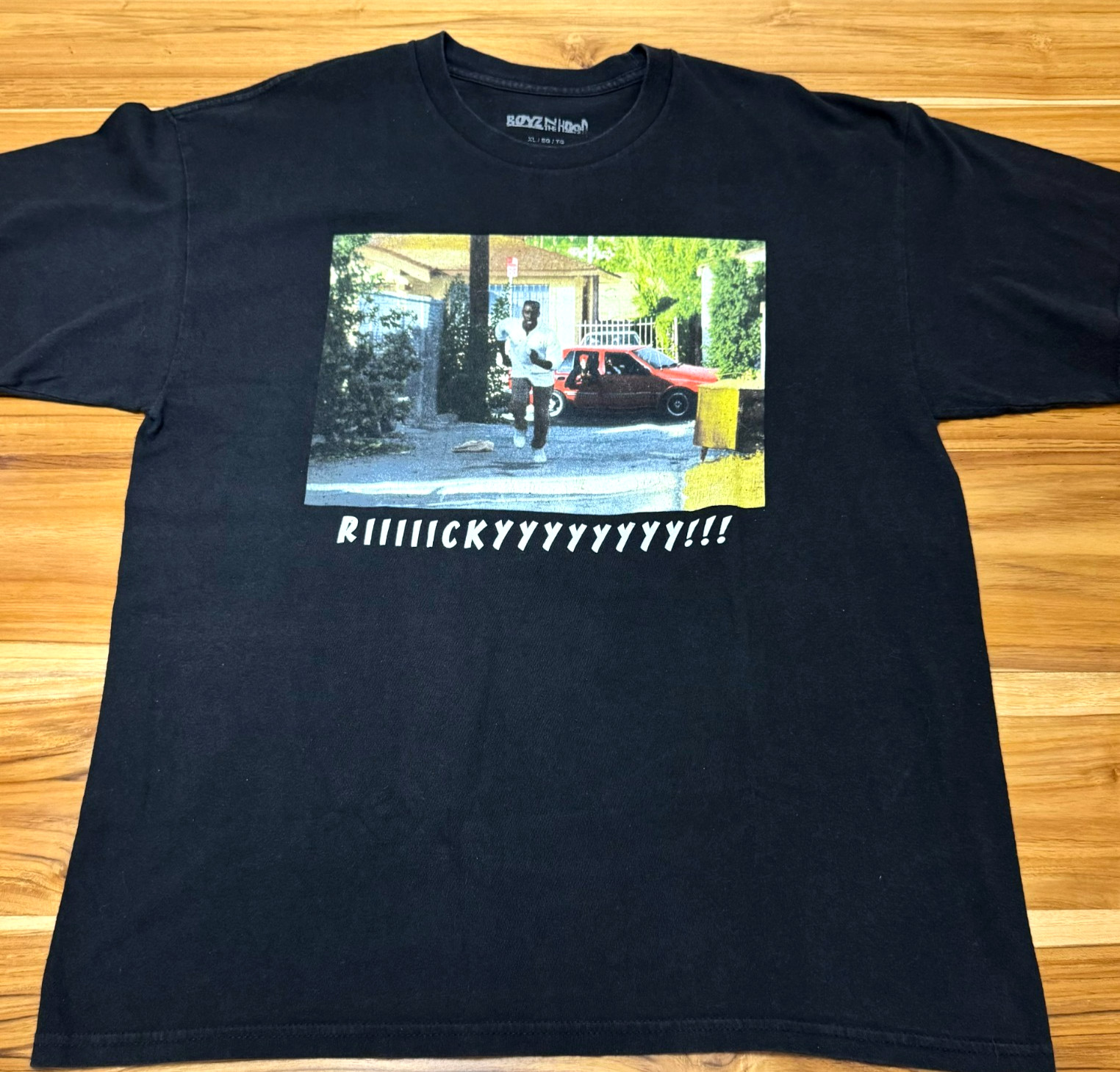 Boyz n The Hood Shirt Mens XL Black Ricky Running Movie Graphic Tee Streetwear gallery