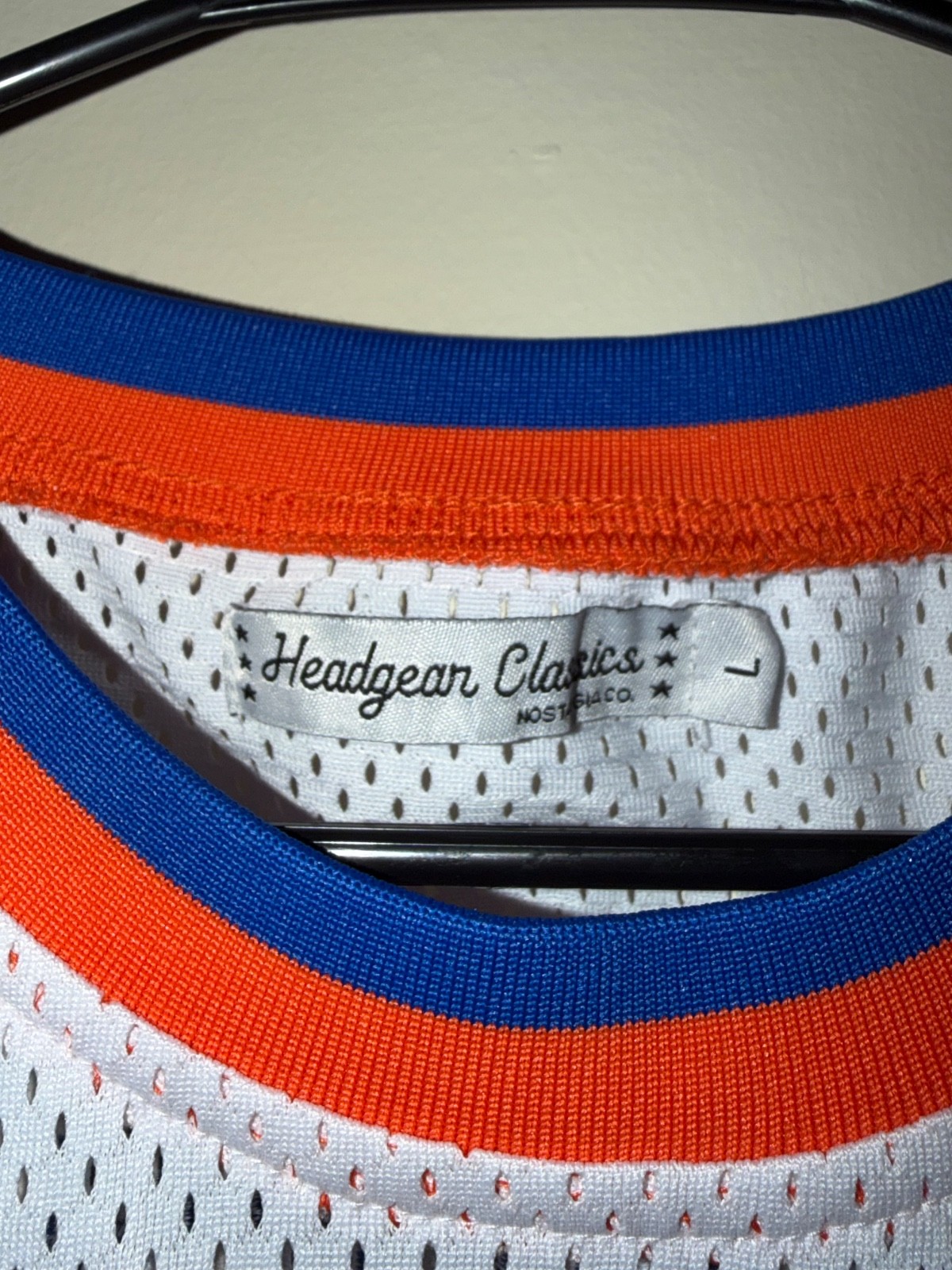 Jay-Z Roc-A-Fella S. Carter #1 White Orange Blue Jersey Knicks Colors NWT gallery