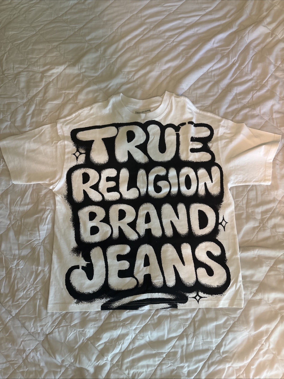 True Religion Men’s OVERSIZED Short Sleeve T-Shirt Size XS *fits like M or L*