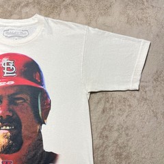 Mitchell & Ness Mark McGwire St Louis Cardinals Shirt Mens Medium Cream MLB Tee