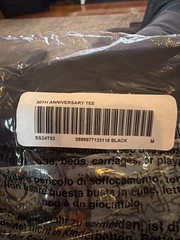 Supreme 30th Anniversary Tee Black SS24 Size M DS New Authentic