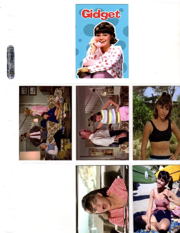 GIDGET   TV SHOW   CUSTOM   NOVELTY   TRADING CARD 6 CARDS  SET