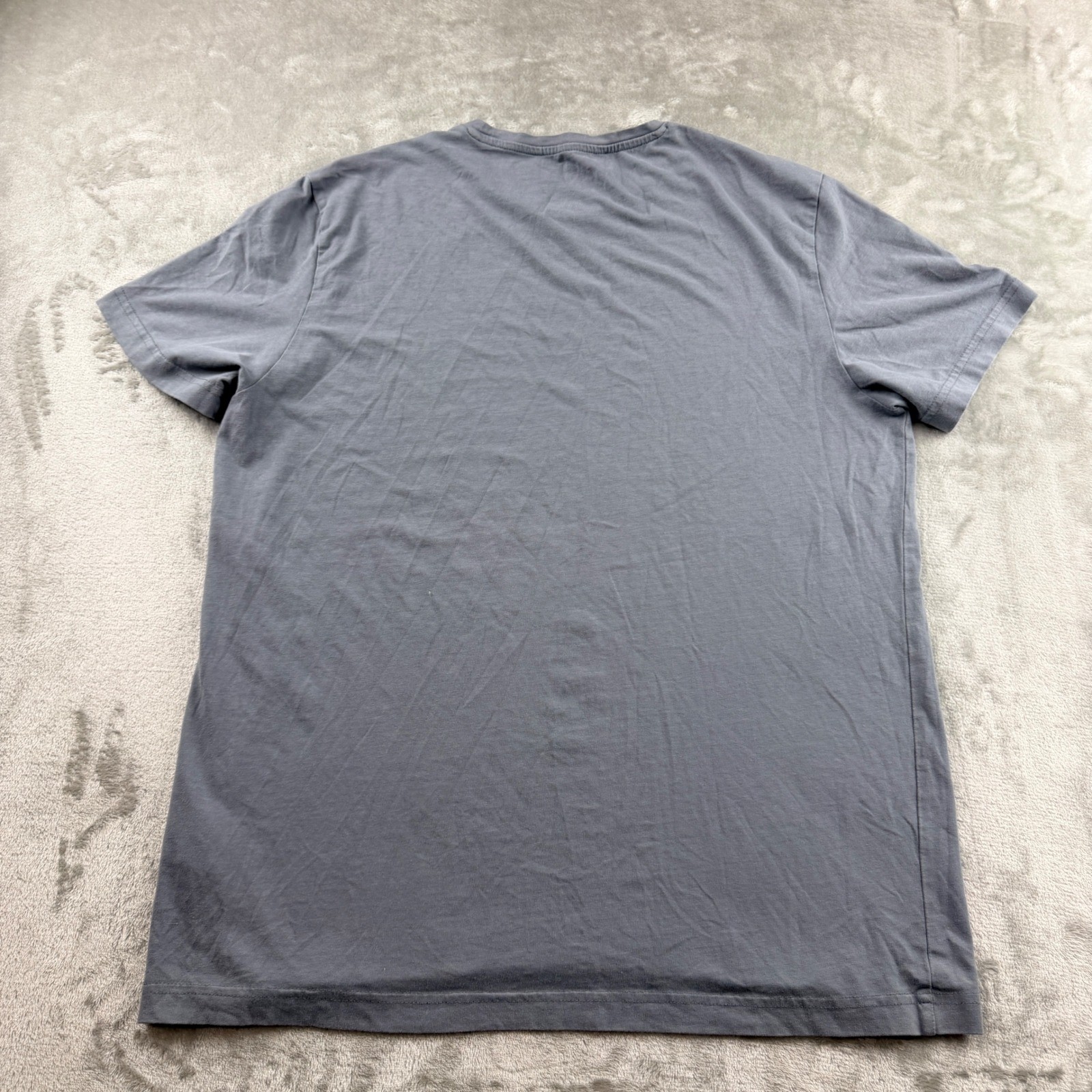 H&M Men's Slim Fit Short Sleeve T-Shirt Gray Size Medium Cotton Blend Stretch gallery